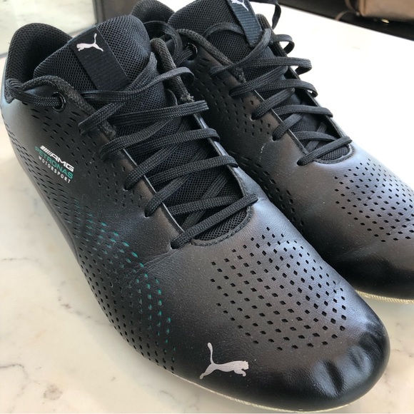 Puma Mercedes AMG Petronas Drift Cat 5 Ultra II Black White Green Size 11.5 US - Picture 8 of 16